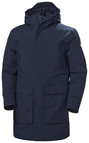 Helly Hansen Utility - Parka aislante para hombre, Hombre, Chaqueta, 53509, azul marino, large