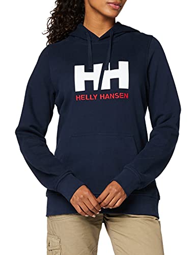 Helly Hansen W HH Logo Hoodie Hoodie, Mujer, Navy, S