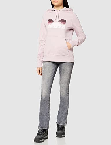 Helly Hansen W Nord Graphic Pullover Hoodie Suéter, 692 Dusty SYRIN, M para Mujer