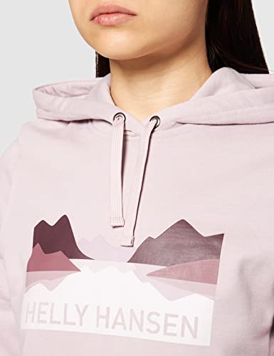 Helly Hansen W Nord Graphic Pullover Hoodie Suéter, 692 Dusty SYRIN, M para Mujer