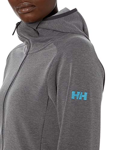 Helly Hansen W Sognsvann Midlayer Sudadera con Capucha, Mujer, 964 Charcoal, XS