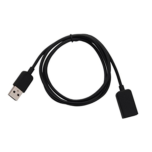 Hensych Negro Smart pulsera de carga Cable de datos USB cable cargador para Polar M200