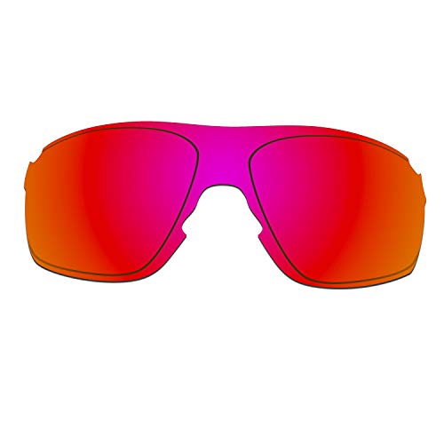 HKUCO Reforzarse Lentes de repuesto para Oakley EVZero Pitch Gafas de sol Rojo Polarizado