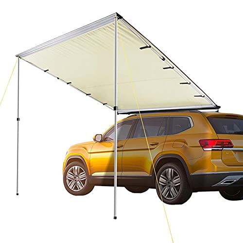 HLONGG Coche Lado Toldo SUV Tienda Tolera Al Aire Libre Off Road Vehículo Auto Driving Equipo De Automóvil Durable Impermeable Van Toldo Coche Carpa De Botas para Playa Camping Pesca Picnic,2 * 2.5