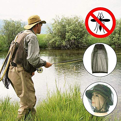 HLPIGF 5 Piezas de Red de Apicultura para Exteriores, de Gasa, Casco Protector, Antimosquitos, Red de ProteccióN de Cabeza Contra Abeja Cubierta de Gasa