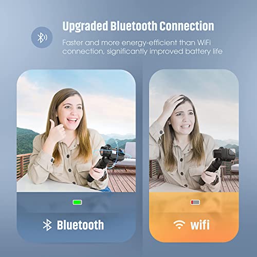 Hohem iSteady Pro4 Estabilizador de Cámara de Acción, Estabilizador de Cardán de 3 Ejes, Batería de 14 Horas de Duración y Nuevo Soporte, Compatible con GoPro (Control), dji, Insta360,etc