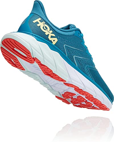 Hoka One One Arahi 5 Womens - Mosaic Blue Luminary Green - 5.5 UK