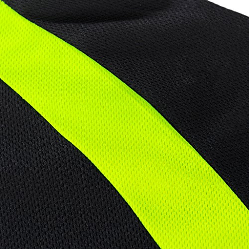 HomeDecTime Bicicleta Ciclismo Jersey Riding Racing MTB Team Chaqueta de Manga Larga para Hombres Mujeres - Negro, XXL