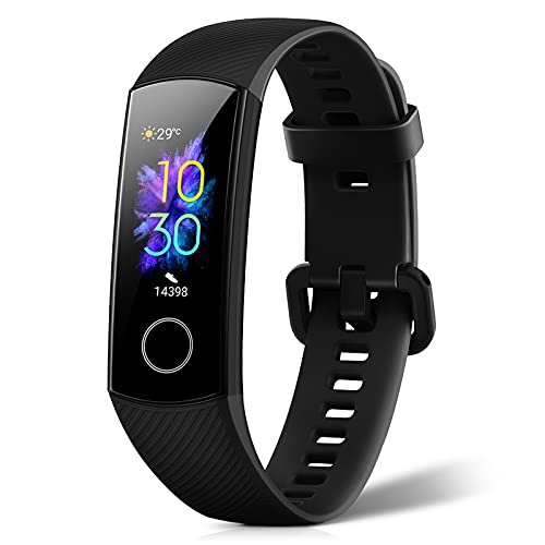 HONOR Band 5 Smartwatch Pulsera de Actividad con Pulsómetro Mujer Hombre, Monitor de Actividad Deportiva, Ritmo Cardíaco, Impermeable IP68, Reloj Fitness, con Podómetro