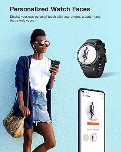 HONOR Smartwatch Magic Watch 2 42mm (hasta 2 Semanas de Batería, Pantalla Táctil AMOLED de 1.2", GPS, 15 Modos Deportivos) para Hombre Mujer, Ágata Negro