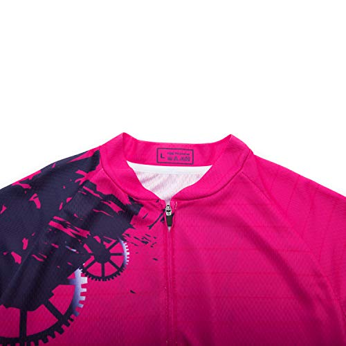 Hotlion Mujeres Ciclismo Jersey Mountain Bike Racing Top Ropa - - Medium