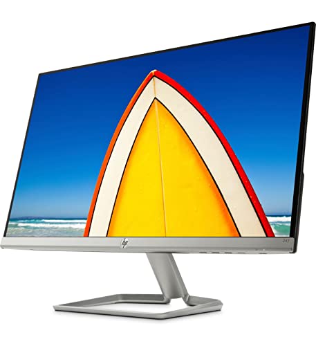 HP 24f – Monitor de 24" Full HD (1920 x 1080, 75Hz, 5ms, IPS LED, 16:9, AMD FreeSync, HDMI, VGA, Antirreflejo, Low Blue Light, Inclinación Ajustable) Plata