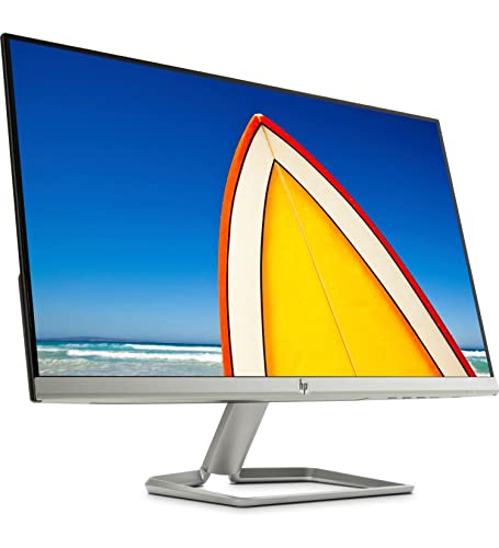 HP 24f – Monitor de 24" Full HD (1920 x 1080, 75Hz, 5ms, IPS LED, 16:9, AMD FreeSync, HDMI, VGA, Antirreflejo, Low Blue Light, Inclinación Ajustable) Plata