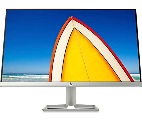 HP 24f – Monitor de 24" Full HD (1920 x 1080, 75Hz, 5ms, IPS LED, 16:9, AMD FreeSync, HDMI, VGA, Antirreflejo, Low Blue Light, Inclinación Ajustable) Plata