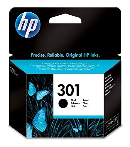 HP 301 Cartuchos de tinta originales, negro y tricolor, paquete de 2