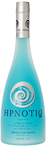 Hpnotiq - Licor de vodka con zumo de fruta y cognac Blue champagne, 700 ml