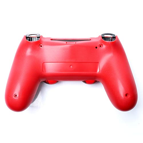 HUAYUWA - Carcasa de plástico para mando de juegos con botones, juego de repuesto para Sony Playstation 4 Slim JDM-040, color rojo camuflaje