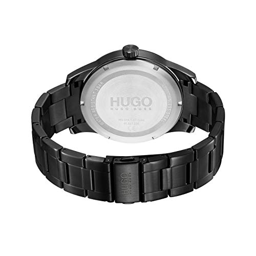 HUGO Reloj Analógico para Hombre de Cuarzo con Correa en Acero Inoxidable 1530156