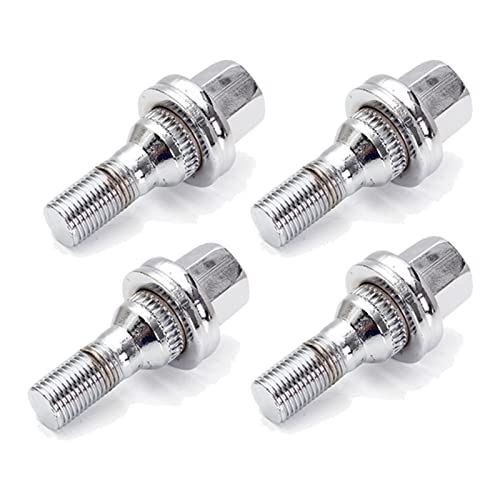 HUILING September Department Store 4 1 6pcs m1 2x1.25 17mm FIT FOR for Aluminio DE Aluminio Chrome Rueda DE Ruedas DE Rueda DE NUTOS FIT for Peugeot 1007 206 207 406 407 607 2000-2008