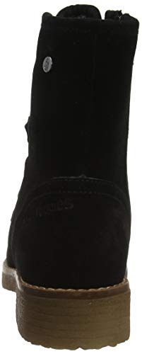 Hush Puppies Milo, Botas Estilo Motero Mujer, Negro (Black Black), 40 EU