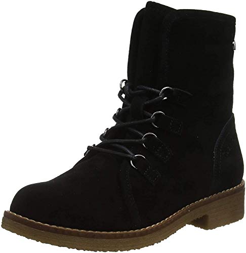 Hush Puppies Milo, Botas Estilo Motero Mujer, Negro (Black Black), 40 EU