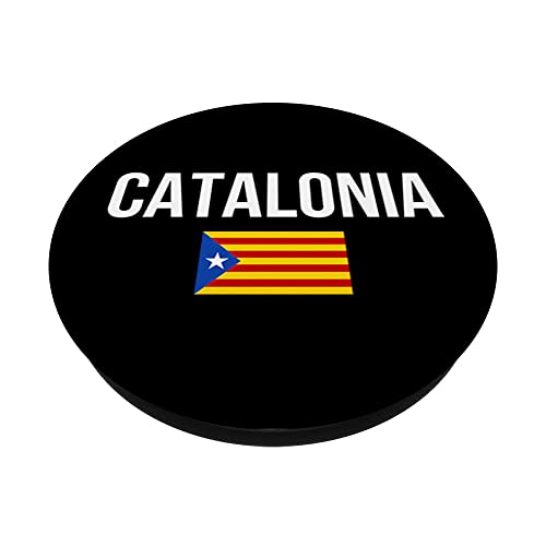 I Love Catalonia Flag Novelty Graphic Tees & Cool Designs PopSockets PopGrip Intercambiable