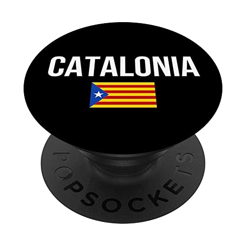 I Love Catalonia Flag Novelty Graphic Tees & Cool Designs PopSockets PopGrip Intercambiable