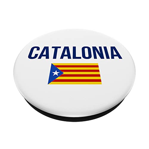 I Love Catalonia Flag Novelty Graphic Tees & Cool Designs PopSockets PopGrip Intercambiable