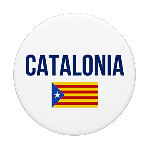 I Love Catalonia Flag Novelty Graphic Tees & Cool Designs PopSockets PopGrip Intercambiable