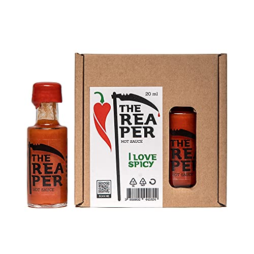 I LOVE SPICY The Reaper Salsa Picante 96.581 SHU (Carolina Reaper Chile 85%) 20 ml Calor 7/5 Louisiana Estilo