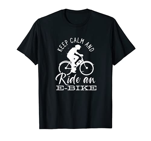 I Ride E-Bike - Ciclista de ciclistas eléctricas Camiseta