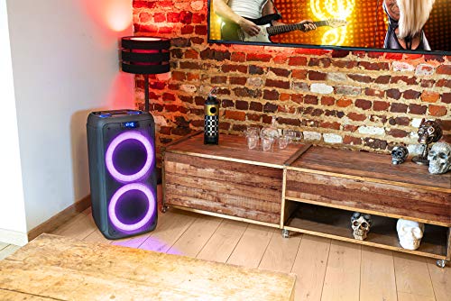 Ibiza Freesound400 - Altavoz activo autonomo 400W con bluetooth, USB, micro-SD y mando a distancia