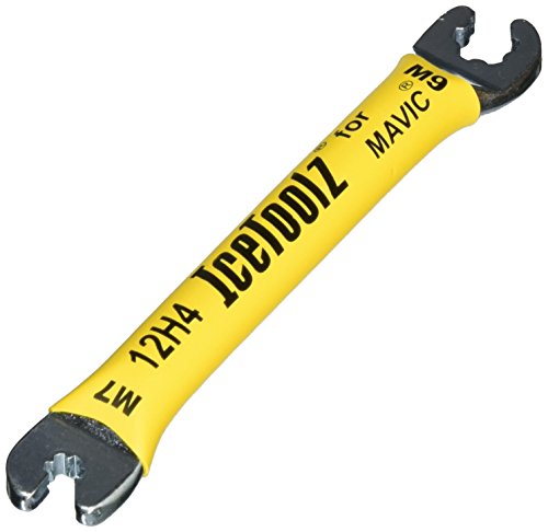 IceToolz Spoke Wrench Llave de carraca, Unisex Adulto, Amarillo, Medium