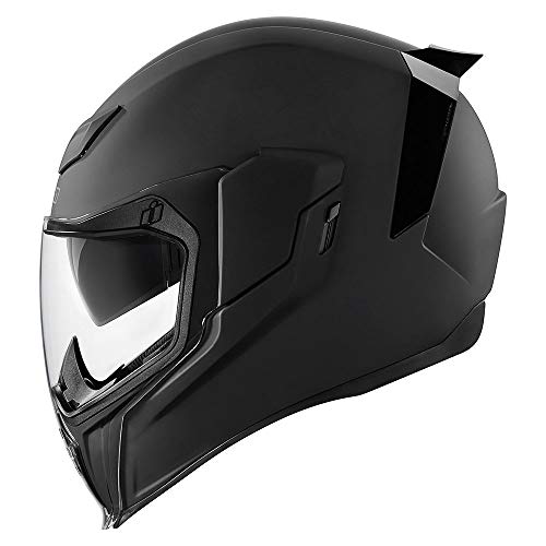 Icon Airflite Rubatone - Casco integral (talla L), color negro mate