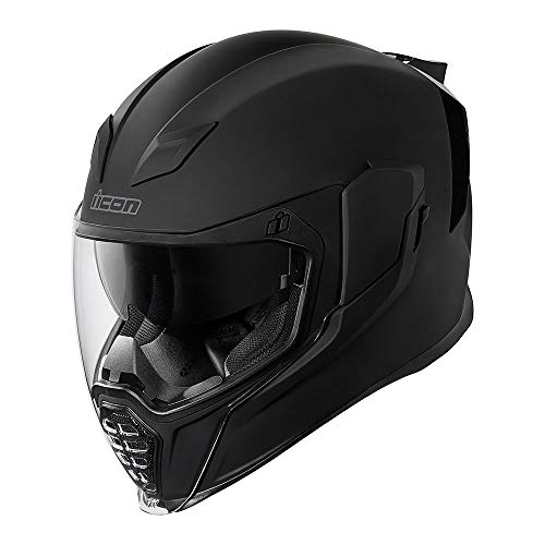 Icon Casco para moto Airflite Rubatone negro mate 2019, talla L (59)