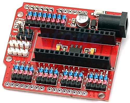 ICQUANZX 5 unidades Nano I/O Expansion Sensor Shield para Arduino UNO R1 Nano 3.0 Duemilanove 2009