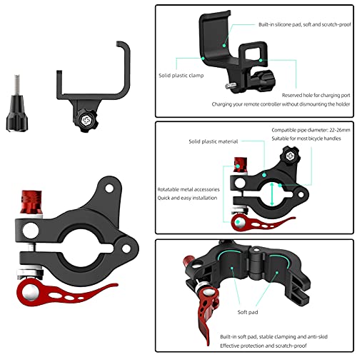 iEago RC Mavic - Soporte para mando a distancia para bicicleta con mando a distancia para DJI Mavic Mini / Pro / Air / Mavic 2 Pro / Zoom / Spark Drone