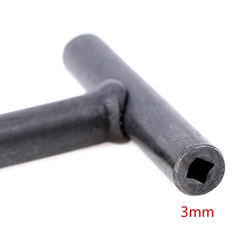 IGOSAIT 1 llave cuadrada de 3 mm, 3,5 mm, 4 mm, válvula de motor de motocicleta, tornillo de holgura de ajuste para reparación de scooters