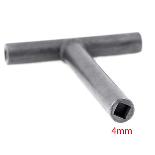 IGOSAIT 1 llave cuadrada de 3 mm, 3,5 mm, 4 mm, válvula de motor de motocicleta, tornillo de holgura de ajuste para reparación de scooters