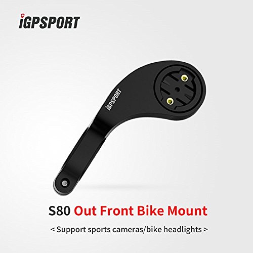 iGPSPORT S80 Soporte frontal para manillar bicicleta para GPS compatible Garmin Edge 200/500/510/520/800/810/820/1000 iGPSPORT iGS20E/iGS10/iGS50E/iGS618