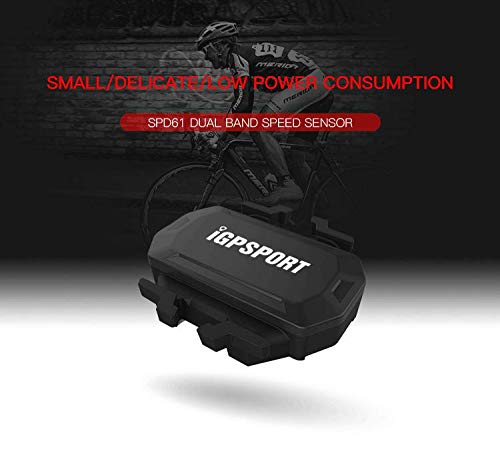 IGPSPORT Sensor de velocidad para bicicleta SPD61, módulo doble Bluetooth y Ant +