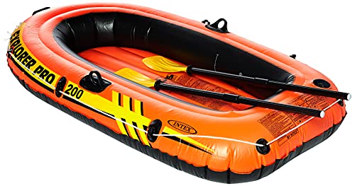 Intex 58358NP - Barca hinchable Explorer Pro 300 con remos e hinchador 244 x 117 x 36 cm