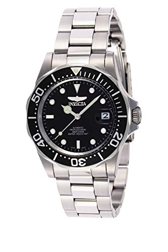 Invicta Pro Diver 8926 Reloj para Hombre Automático, 40mm, Negro/Plateado