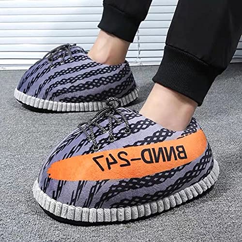 iPantuflas | Zapatillas Casa de Sneakers Yeezy Unisex Hombre Mujer | Talla única 35-43 | Pantuflas Originales para Regalar | Zapatillas de Invierno Divertidas Calentitas para el hogar (Beluga)