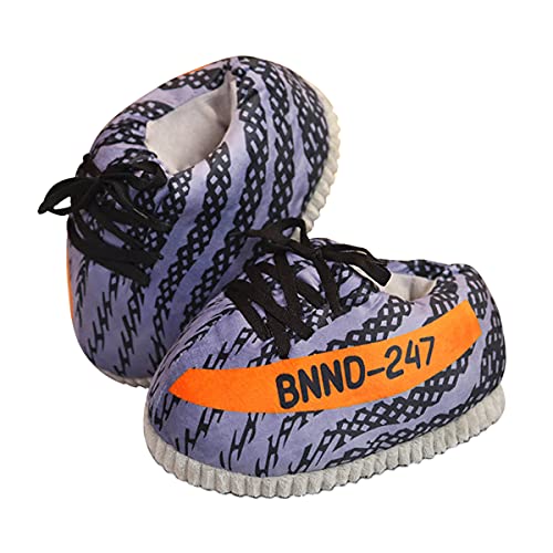 iPantuflas | Zapatillas Casa de Sneakers Yeezy Unisex Hombre Mujer | Talla única 35-43 | Pantuflas Originales para Regalar | Zapatillas de Invierno Divertidas Calentitas para el hogar (Beluga)