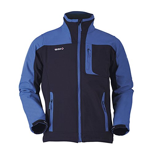 Izas Cooper Chaqueta Softshell, Hombre, Azul (Azul Royal/Azul Marino), S