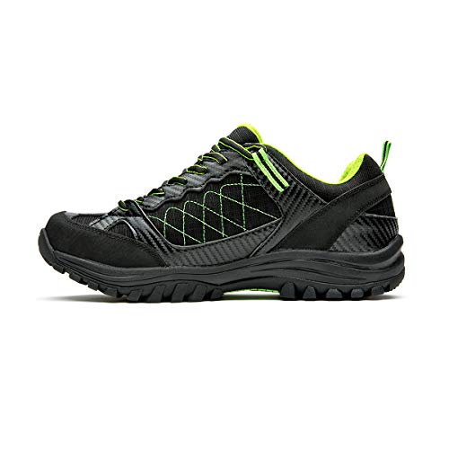 Izas Trekking Nilsen Zapatilla, Hombre, Negro / Verde Claro, 42