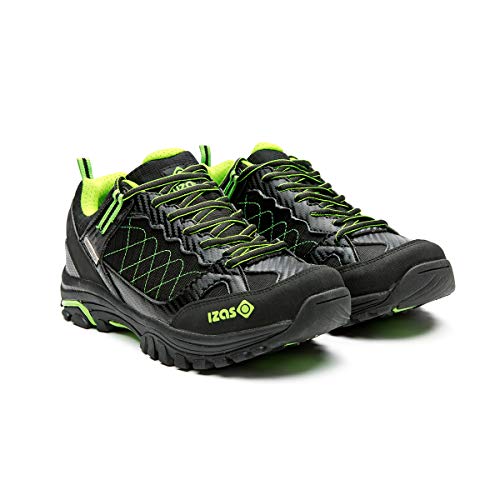 Izas Trekking Nilsen Zapatilla, Hombre, Negro / Verde Claro, 42