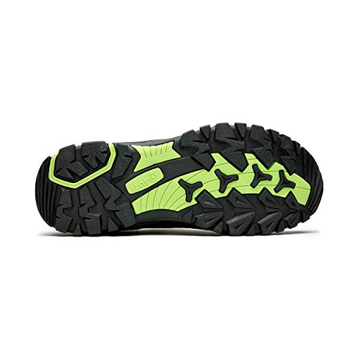 Izas Trekking Nilsen Zapatilla, Hombre, Negro / Verde Claro, 42