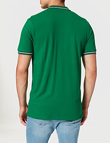 Jack & Jones Jjmisari-Polo SS Camisa, Verde verdos/Ajuste: reg fit, M para Hombre